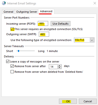 Advanced Settings