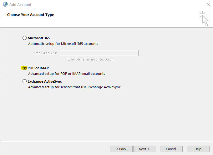 pop or imap