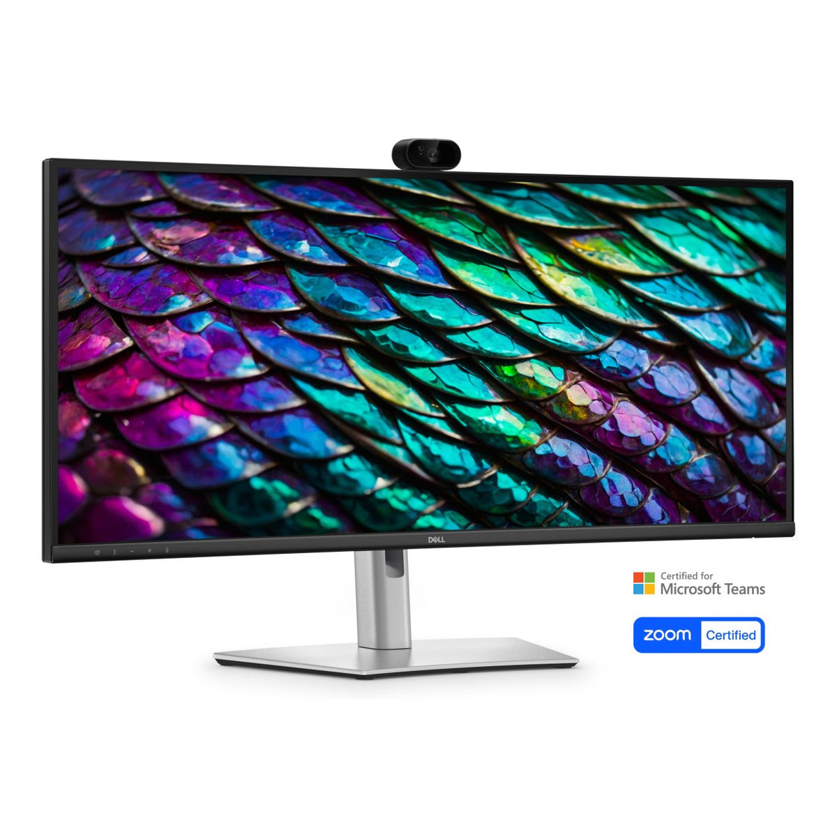 Dell Pro P 34 P3426WEB 34.1-inch 3440 x 1440p UWQHD 21:9 100Hz 5ms LED IPS USB-C Hub Conferencing Curved Monitor 210-BVHQ image 3