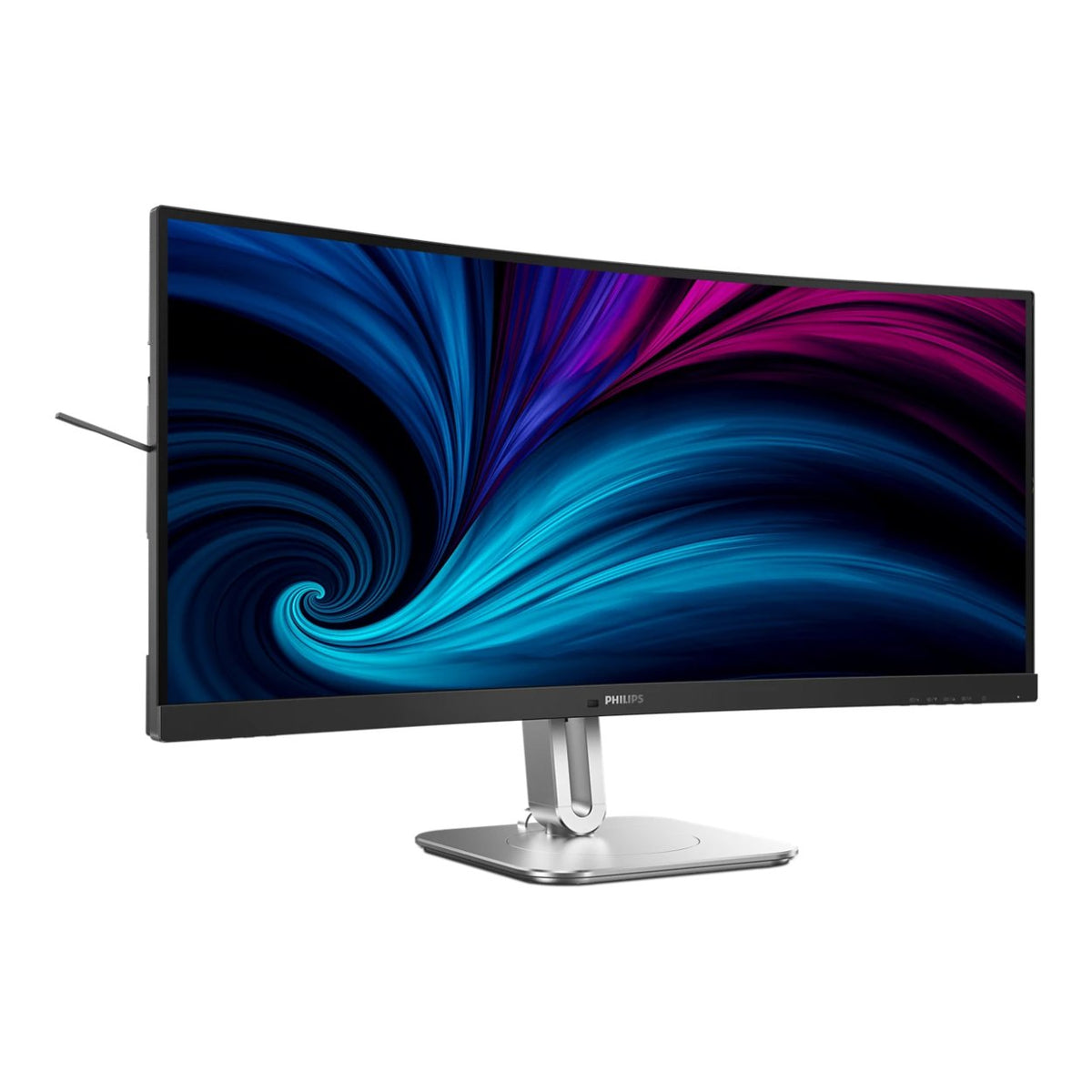 Philips 34-inch 3440 x 1440p WQHD 21:9 120Hz 4ms LED VA USB-C Hub Curved Monitor 34B2U5600C image 3
