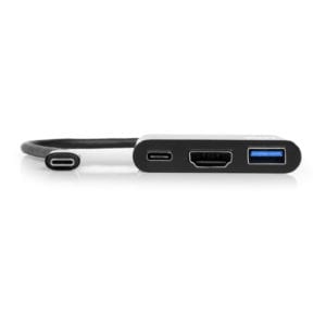 Port USB Type-C to 1 x HDMI|1 x USB3.0|1 x Type-C 60W PD Dock - Black image 4