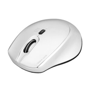 Port Connect Silent 1600DPI 3 Button Wireless Mouse - White image 2