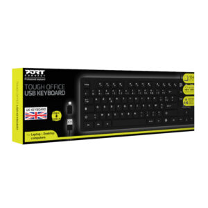 Port Connect Tough Office USB Keyboard - Black image 5