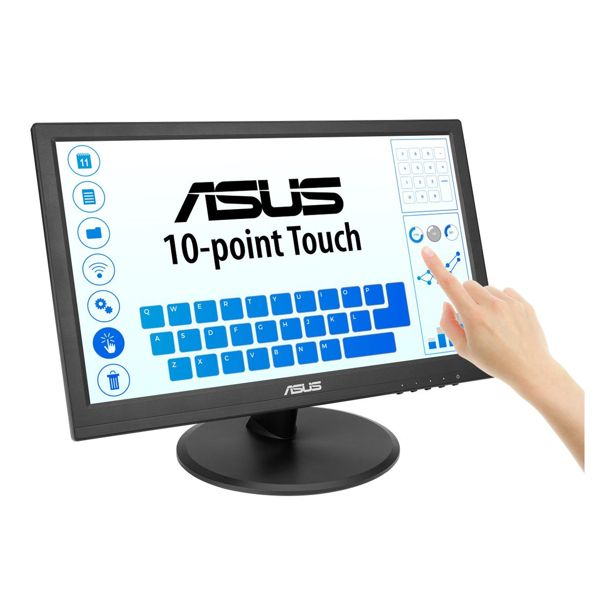 ASUS VT169HE 15.6-inch 1920 x 1080p FHD 16:9 60Hz 5ms LED IPS Touch Monitor 90LM09V1-B01170 image 5