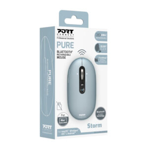 Port Connect PURE MAC Rechargeable Wireless and Bluetooth Mouse - Storm image 5