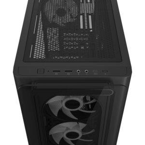 Asus A23 PLUS ARGB Micro-ATX Gaming Chassis - Black image 5