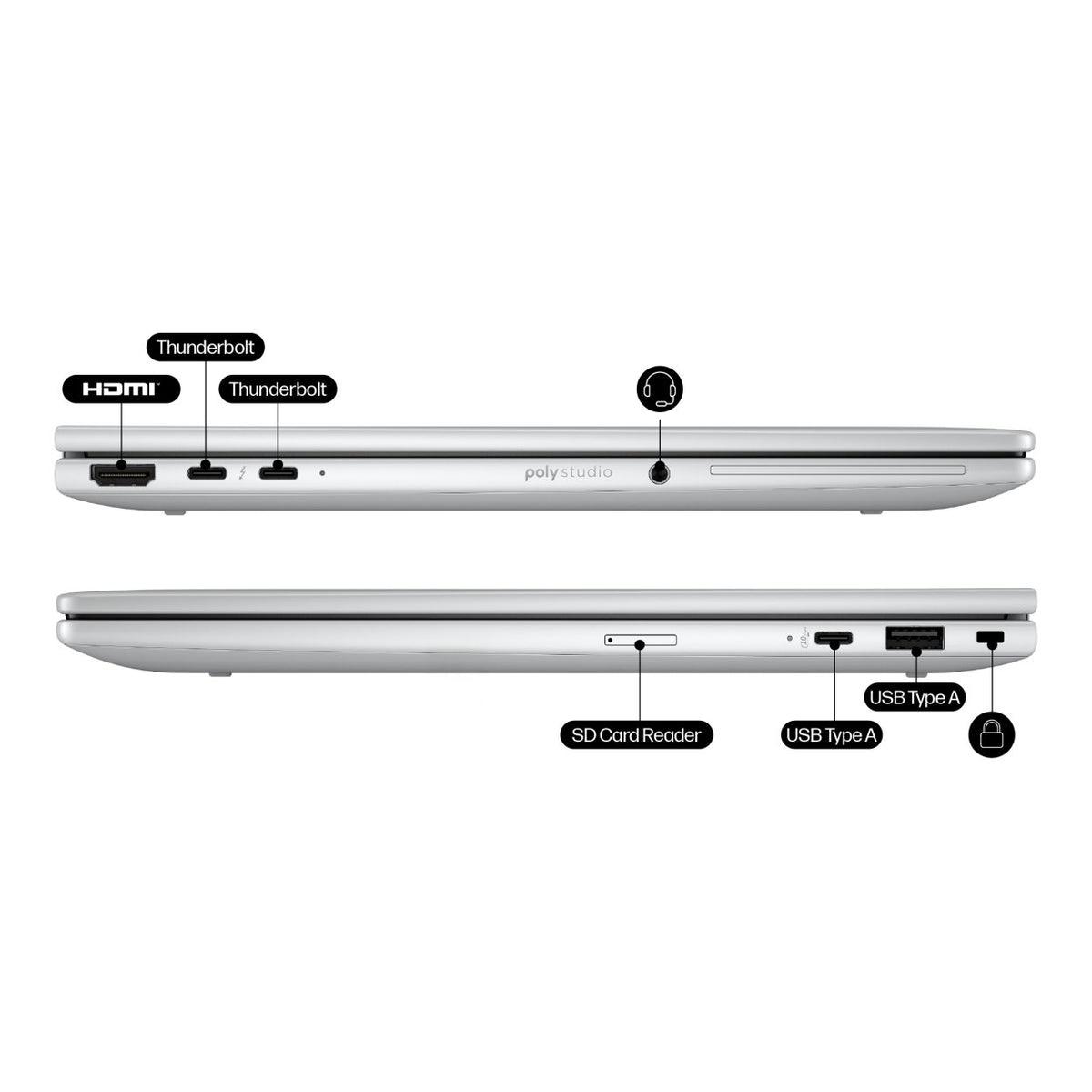 HP EliteBook 8 Flip G1i 13.3-inch WUXGA AI 2-in-1 Laptop - Intel Core Ultra 7 255U 1TB SSD 32GB RAM Win 11 Pro image 6