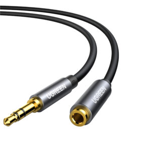 UGREEN AV118 3.5mm AUX Extension Cable 3m – Male to Female –(Black) image 2