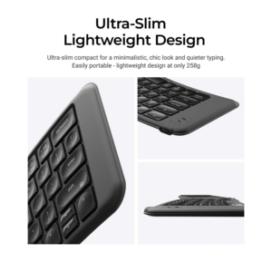 Keychron B11 Pro Ultra-Slim Wireless Foldable Keyboard Alice Layout - Space Gray image 5