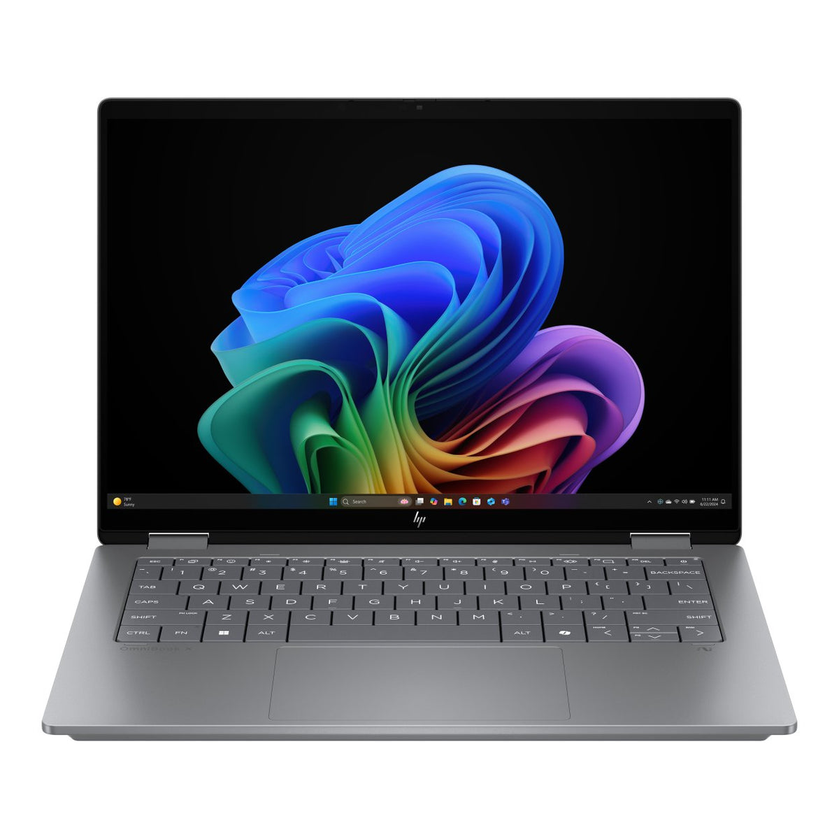 HP OmniBook X Flip 14-fk0001ni 14-inch 2K Next Gen AI 2-in-1 Laptop - AMD Ryzen 7 350 1TB SSD 16GB RAM Win 11 Home Meteor Silver image 4