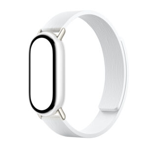 Xiaomi Smart Band 10 Magnetic Kona Leather Strap - Glacier White image 3