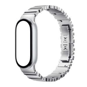 Xiaomi Smart Band 10 Asymmetrical Metal Strap – Silver image 3