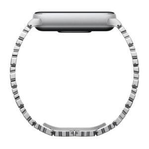 Xiaomi Smart Band 10 Asymmetrical Metal Strap – Silver image 4