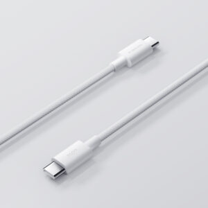 Xiaomi 3A Braided USB Type-C to USB Type-C Cable 1M - White image 2