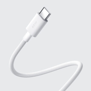 Xiaomi 3A Braided USB Type-C to USB Type-C Cable 1M - White image 3