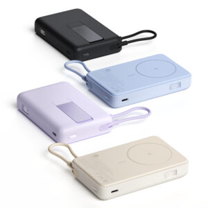 Xiaomi Magnetic Power Bank 10000 with Built-in Stand - Purple image 4