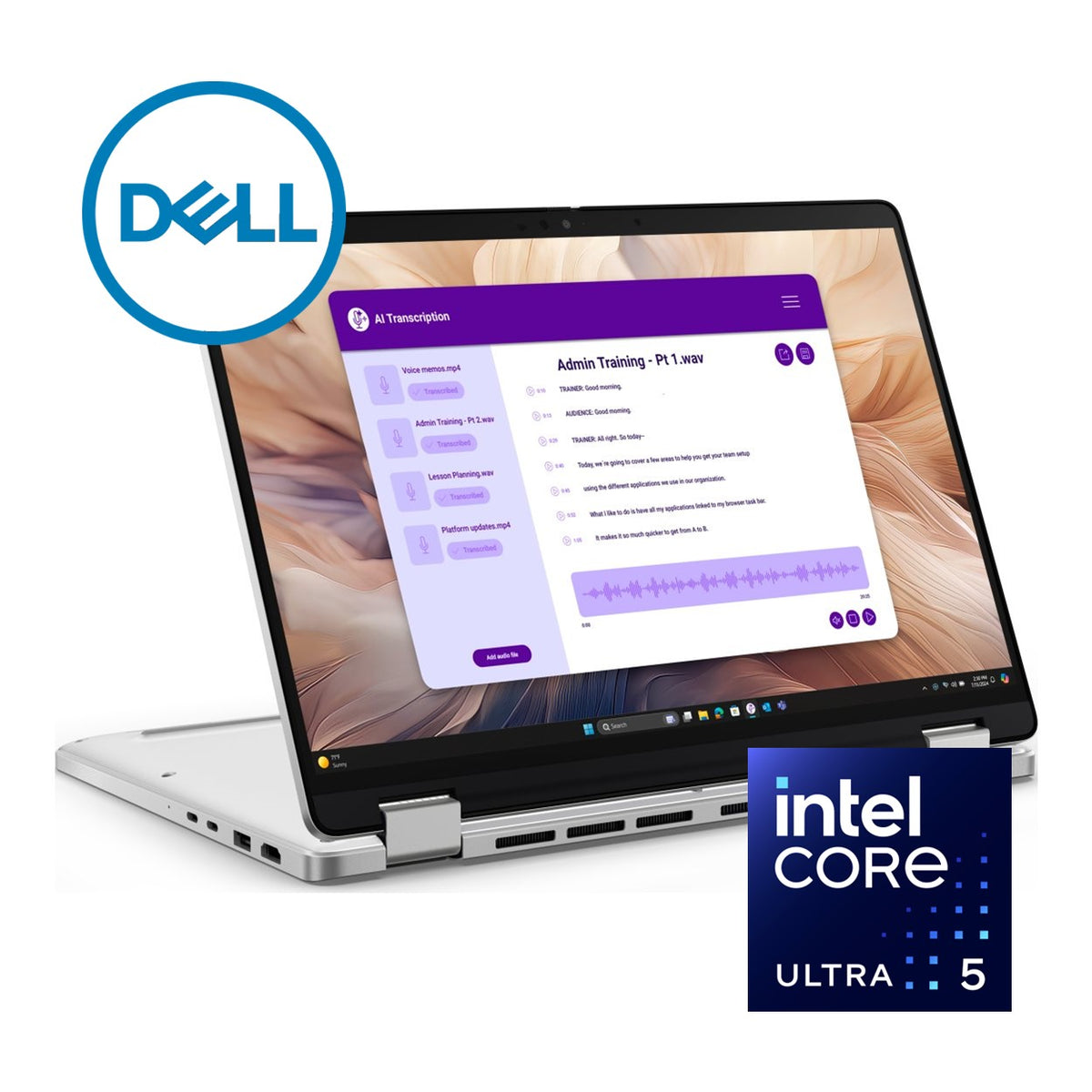 Dell Pro 14 Plus 14-inch FHD+ AI 2-in-1 Laptop - Intel Core Ultra 5 235U 512GB SSD 16GB RAM Win 11 Pro image 2