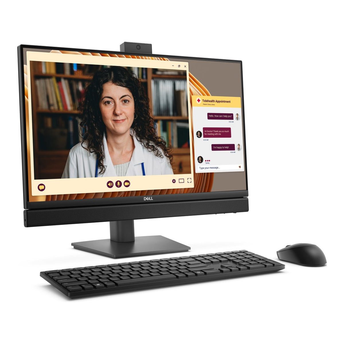 Dell Pro 24 23.8-inch FHD All-in-One AI PC - Intel Core Ultra 7 265 512GB SSD 16GB RAM Win 11 Pro image 3