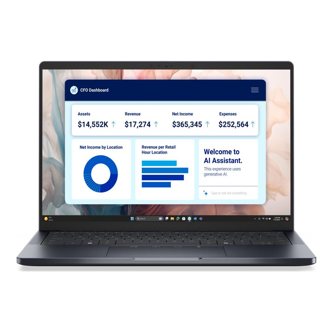 Dell Pro 14 Premium 14-inch FHD+ AI Laptop - Intel Core Ultra 7 266V 512GB SSD 16GB RAM Win 11 Pro