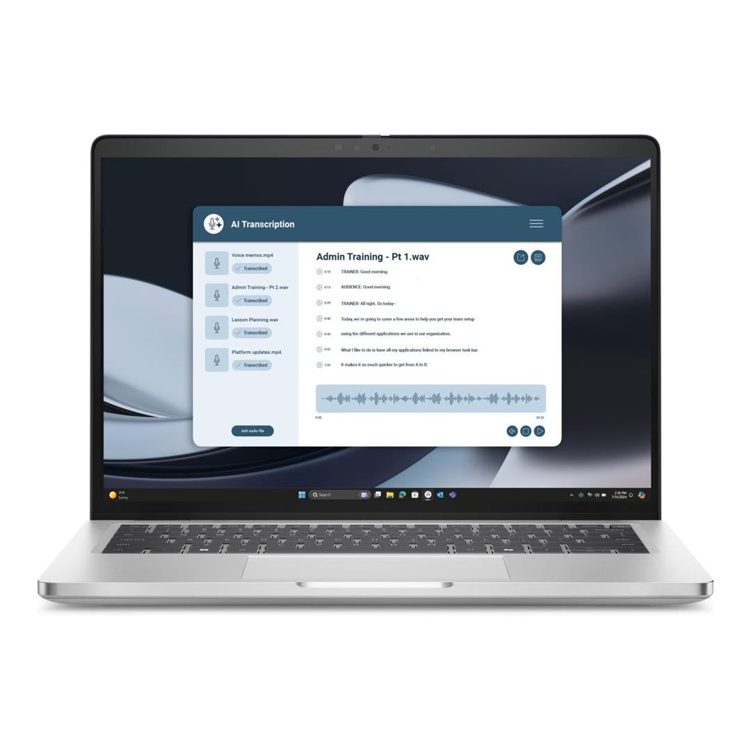 Dell Pro 14 Plus 14-inch FHD+ AI Laptop - AMD Ryzen 5 PRO 230 512GB SSD 16GB RAM Win 11 Pro
