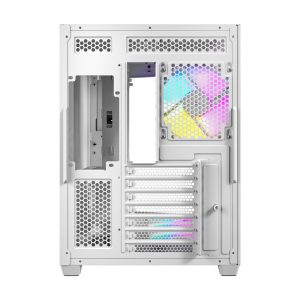 Antec C5 ARGB ATX DUAL Mid Tower Gaming Chassis – White image 2