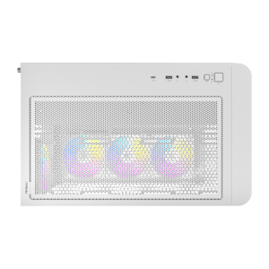 Antec C5 CURVED ARGB ATX | Micro-ATX | ITX ARGB Dual Chamber Mid-Tower Gaming Chassis - White image 7