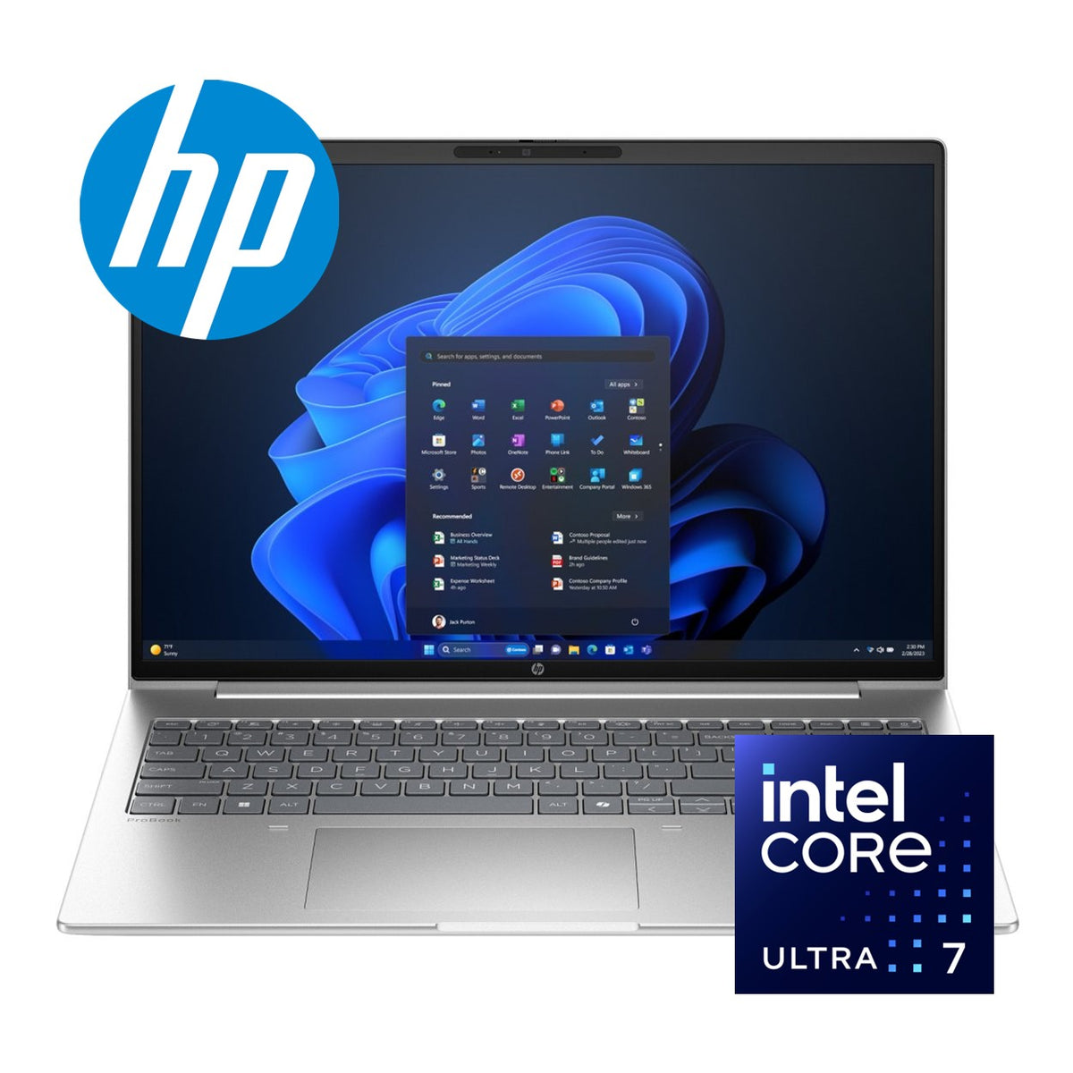 HP ProBook 4 G1i 16-inch WUXGA AI Laptop - Intel Core Ultra 7 255U 512GB SSD 16GB RAM Win 11 Pro image 2
