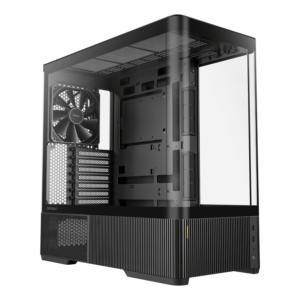 Antec C6 CURVED AIR ATX | Micro-ATX | ITX Mid-Tower Gaming Chassis - Black image 1