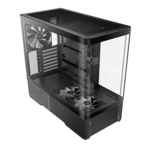 Antec C6 CURVED AIR ATX | Micro-ATX | ITX Mid-Tower Gaming Chassis - Black image 4