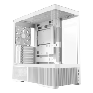 Antec C6 CURVED AIR ATX | Micro-ATX | ITX Mid-Tower Gaming Chassis - White image 1