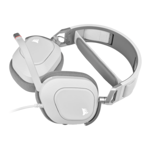 Corsair HS80 RGB USB Wired Over-Ear Gaming Headset — White image 3
