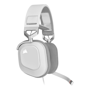 Corsair HS80 RGB USB Wired Over-Ear Gaming Headset — White image 4