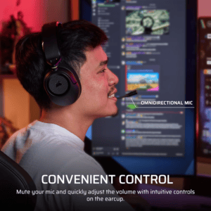 Corsair HS35 v3 Wired Gaming Headset - Carbon image 6