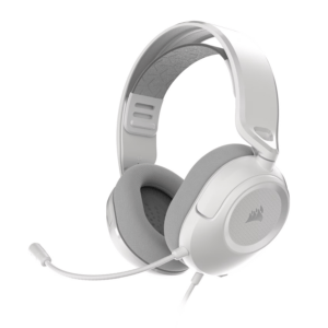 Corsair HS35 v3 Wired Gaming Headset - White image 1