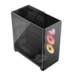 Corsair FRAME 4500X RS-R ARGB Panoramic Glass Mid-Tower PC Case - Black image 4