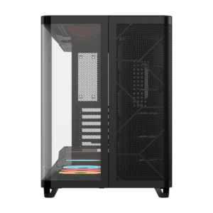 Corsair AIR 5400 LX-R RGB iCUE LINK Triple Chamber Mid-Tower PC Case - Black image 2