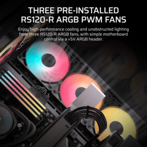Corsair 3500X RS-R ARGB Mid-Tower PC Case - Black image 3