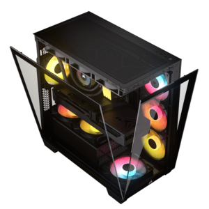 Corsair 2800X RS-R ARGB Micro-ATX PC Case - Black image 4