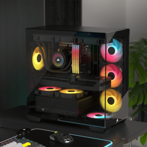 Corsair 2800X RS-R ARGB Micro-ATX PC Case - Black image 6