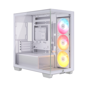 Corsair 2800X RS-R ARGB Micro-ATX PC Case – White
