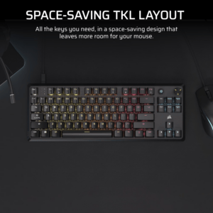 Corsair K70 CORE TKL RGB Mechanical Gaming Keyboard image 3