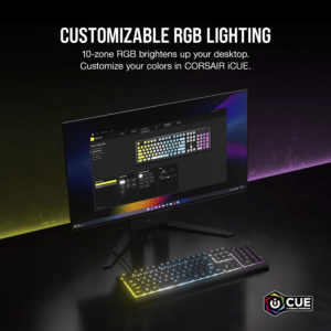 Corsair K55 CORE RGB Gaming Keyboard - Black image 5