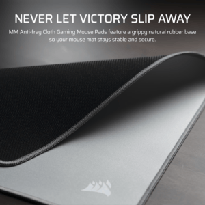 Corsair MM Anti-fray Cloth Medium Gaming Mouse Pad – Gray image 4