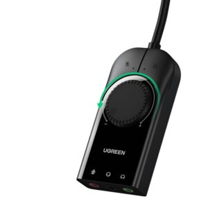 UGREEN CM129-40964 USB-A to 3.5mm External Stereo Sound Adapter - Black image 3