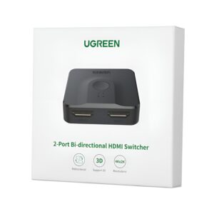 UGREEN CM217-50966 2-in-1 Bi-Directional 4K HDMI Switcher - Black image 5