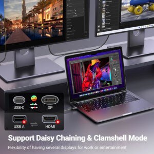 UGREEN USB Type-C to DisplayPort 1.4 Cable 1m image 3