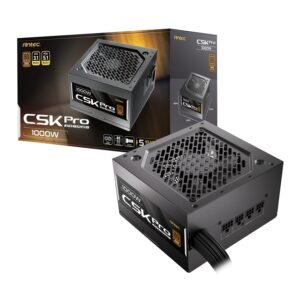 Antec CSK1000 PRO ATX3.1 Semi-Modular 1000W Power Supply (80 PLUS Bronze, PCIe 5.1, ATX 3.1 Certified) image 1