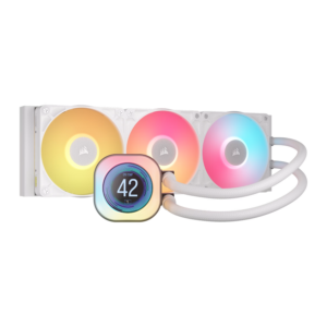 Corsair iCUE LINK TITAN 360 RX LCD Liquid CPU Cooler - White image 1
