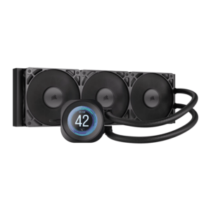 Corsair NAUTILUS 360 RS LCD Liquid CPU Cooler - Black image 1