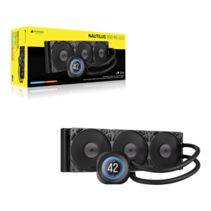 Corsair NAUTILUS 360 RS LCD Liquid CPU Cooler - Black image 5